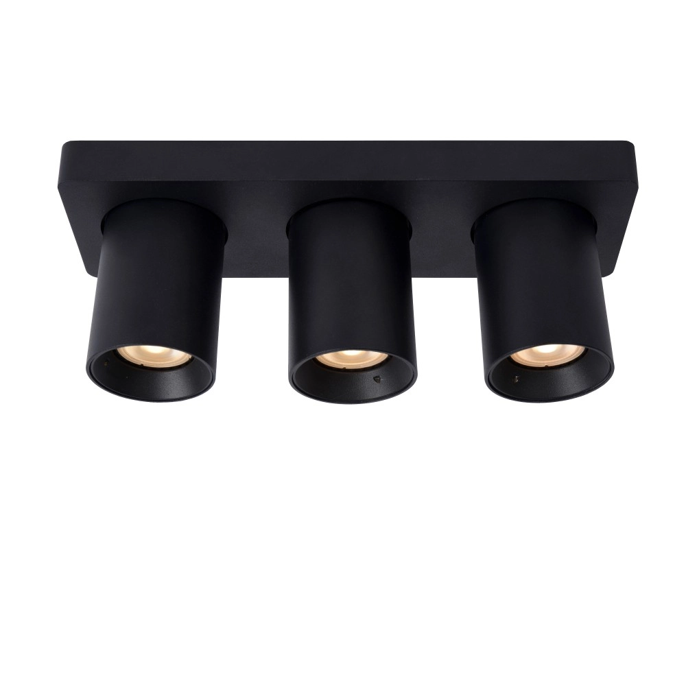 NIGEL griestu prožektors 3x5w melna (Lucide)