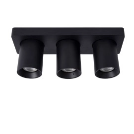NIGEL griestu prožektors 3x5w melna (Lucide)