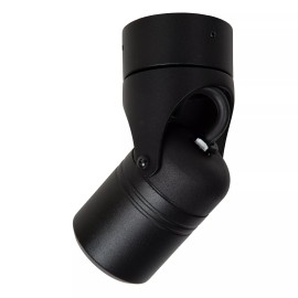 NIORT āra griestu prožektors 1xGU10 IP44 melns (Lucide)