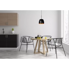 NOLAN piekarama lampa Ø24 cm 1xE27 melna / matēta zelta/misiņa (Lucide)