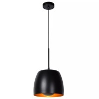 NOLAN piekarama lampa Ø24 cm 1xE27 melna / matēta zelta/misiņa (Lucide)