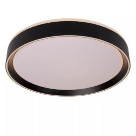 NURIA griestu gaismeklis Ø40 cm LED 24 W 2700K melns (Lucide)