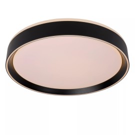 NURIA griestu gaismeklis Ø40 cm LED 24 W 2700K melns (Lucide)