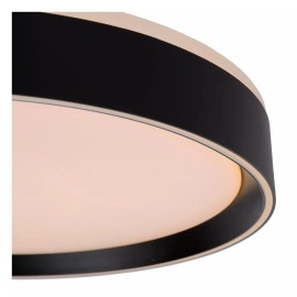 NURIA griestu gaismeklis Ø40 cm LED 24 W 2700K melns (Lucide)