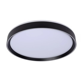 NURIA griestu gaismeklis Ø50 cm LED 36 W 2700K melns (Lucide)