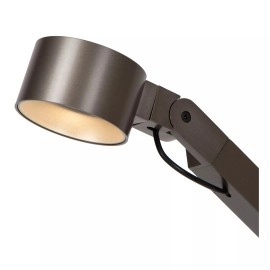 OGDEN rakstāmgalda lampa LED 3 StepDim 7W 3000K pelēka dzelzs (Lucide)