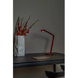 OGDEN galda lampa darbam LED 7 W 3000K sarkana (Lucide)
