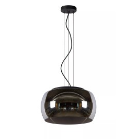 OLIVIA piekaramā lampa Ø40 cm 3xE27 40 W dūmu pelēka (Lucide)