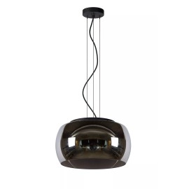 OLIVIA piekaramā lampa Ø40 cm 3xE27 40 W dūmu pelēka (Lucide)