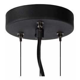 OLIVIA piekaramā lampa Ø40 cm 3xE27 40 W dūmu pelēka (Lucide)