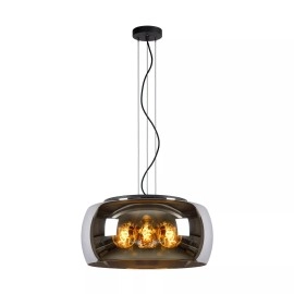 OLIVIA piekarama lampa Ø50 cm 3xE27 dūmu pelēka (Lucide)