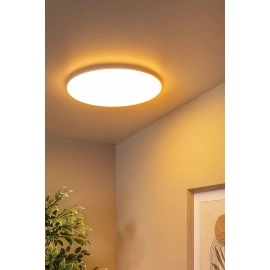OLSON vannas istabas griestu lampa Ø45 cm LED CCT 45W opāla (Lucide)
