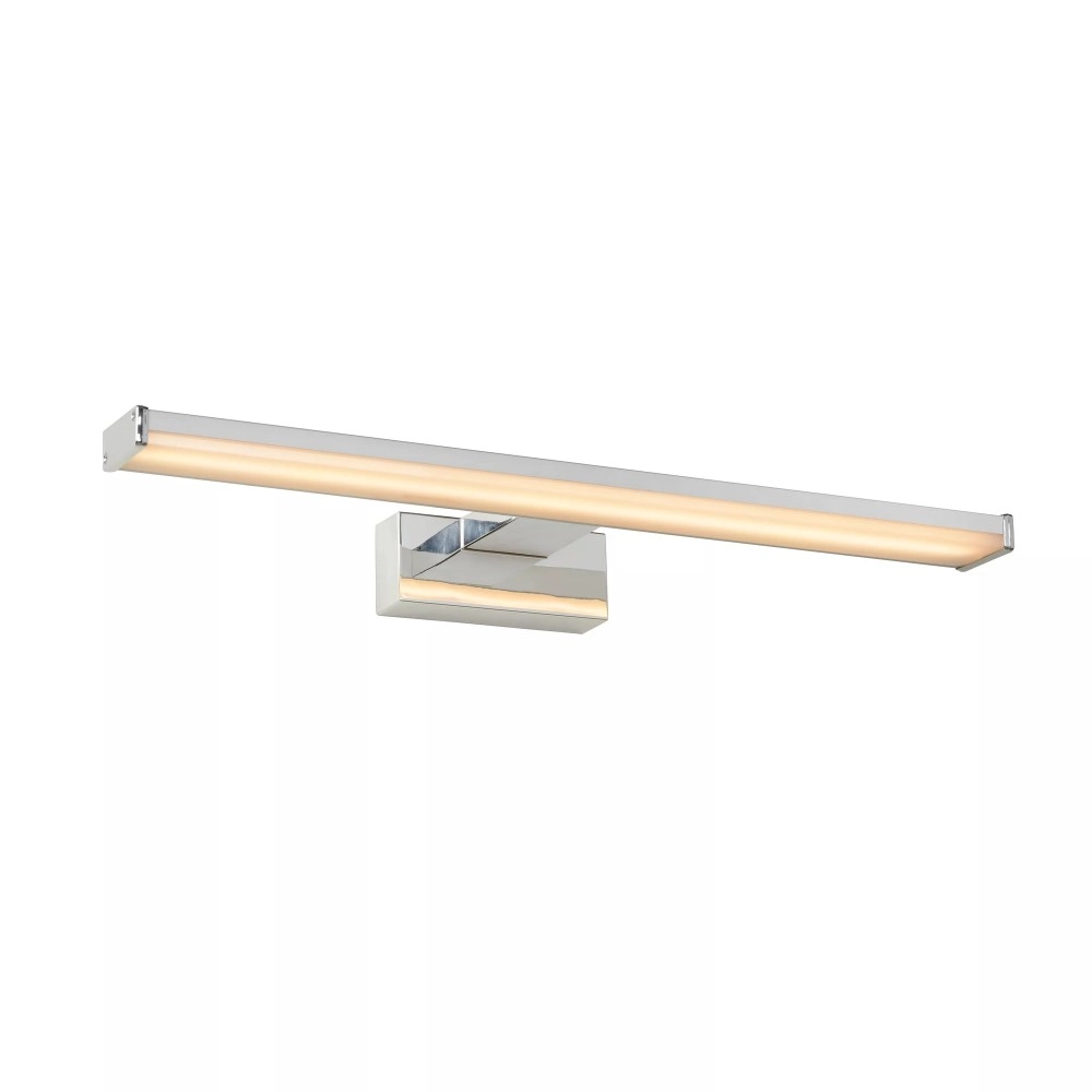 ONNO Vannas istabas spoguļa lampa 1x11W integrēts LED IP44 satīna hroma (Lucide)