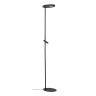 ORTOLAN stāvlampa LED 12W+3W CCT, melna (Lucide)