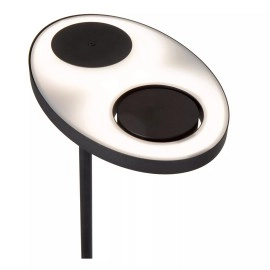 ORTOLAN stāvlampa LED 12W+3W CCT, melna (Lucide)