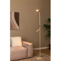 ORTOLAN stāvlampa LED 12W+3W CCT, taupe (Lucide)