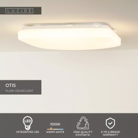OTIS griestu lampa 33x33 cm LED 1x32W 3000K opāla (Lucide)