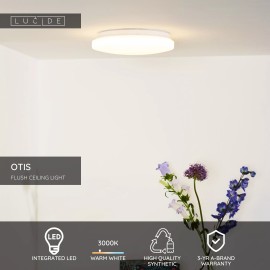OTIS griestu lampa Ø26 cm LED 1x14W 3000K opāla (Lucide)