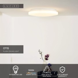 OTIS griestu lampa Ø34 cm LED 1x24W 3000K opāla (Lucide)