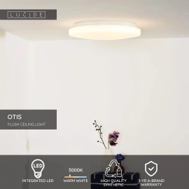OTIS griestu lampa Ø34 cm LED 1x24W 3000K opāla (Lucide)