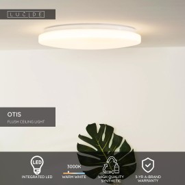 OTIS griestu lampa Ø39 cm LED 1x32W 3000K opāla (Lucide)