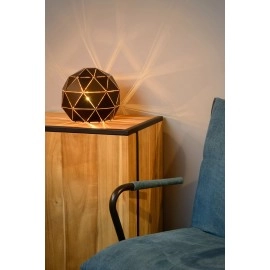 OTONA galda lampa Ø25 cm E27 melna (Lucide)