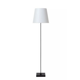 PENDIO stāvlampa E27 melna ar baltu abažūru (Lucide)