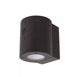 PERTH āra saules sienas lampa 1x1W Integrated LED IP65 melna (Lucide)