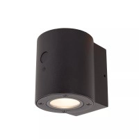PERTH āra saules sienas lampa 1x1W Integrated LED IP65 melna (Lucide)