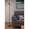 PHILON dimmējama LED stāvlampa lasīšanai 4,5 W 3000K melna (Lucide)