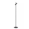 PHILON dimmējama LED stāvlampa lasīšanai 4,5 W 3000K melna (Lucide)