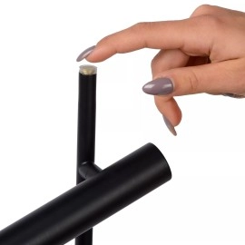 PHILON dimmējama LED stāvlampa lasīšanai 4,5 W 3000K melna (Lucide)