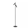 PHILON dimmējama LED stāvlampa lasīšanai 2 x 4,5 W 3000K melna (Lucide)