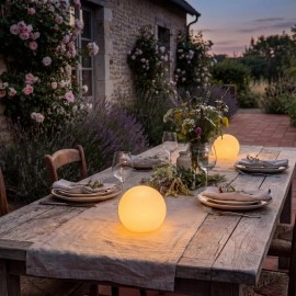 PINO uzlādējama āra galda lampa LED 1x1.5W balta (Lucide)