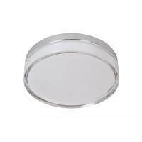 PLANO vannas istabas griestu lampa Ø23 cm LED dimmējama 11W opāla (Lucide)