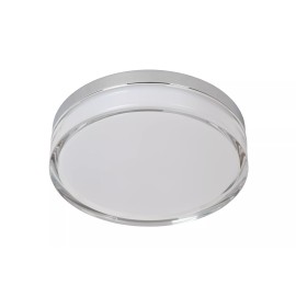 PLANO vannas istabas griestu lampa Ø23 cm LED dimmējama 11W opāla (Lucide)