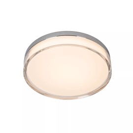 PLANO vannas istabas griestu lampa Ø28 cm LED dimmējama 16W opāla (Lucide)