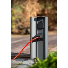 POWERPOINT āra rozetes stabiņš Type E antracīta (Lucide)