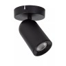 PUNCH griestu prožektors 10,5 cm × 10,5 cm × 15 cm 1x35W melna (Lucide)