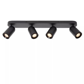 PUNCH griestu prožektors 70 cm × 11 cm × 11 cm 4x35W melna (Lucide)