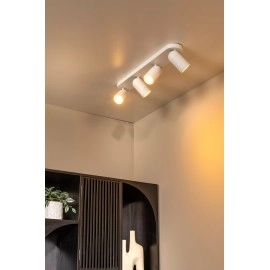 PUNCH griestu prožektors 70 cm × 11 cm × 11 cm 4x35W balta (Lucide)