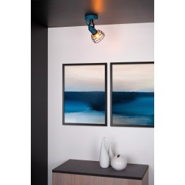 Bērnu griestu prožektors POLA 1xE27 60W zila (Lucide)