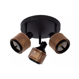 Griestu prožektors RAFA Ø35 cm 3xE14 40W melna (Lucide)