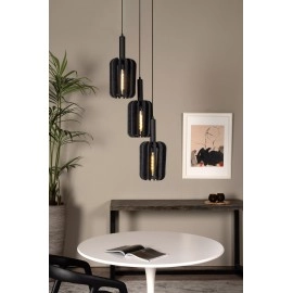 RAFAL piekaramā lampa Ø50 cm 3xE27 pelēka (Lucide)