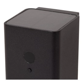 RAMIN āra saules sienas lampa 1x1W Integrated LED IP54 melna (Lucide)