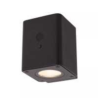 RAMIN āra saules sienas lampa 1x1W Integrated LED IP54 melna (Lucide)