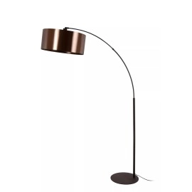 RANKOS stāvlampa ar izliektu statīvu 38x12 cm 1xE27 melna (Lucide)