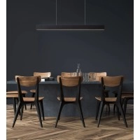 RAYA LED piekaramā lampa 119 cm 36 W 2700K melna (Lucide)
