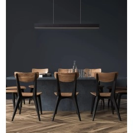 RAYA LED piekaramā lampa 119 cm 36 W 2700K melna (Lucide)