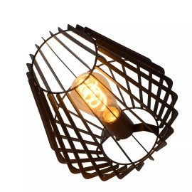 REDA galda lampa 1xE27 40 W melna (Lucide)
